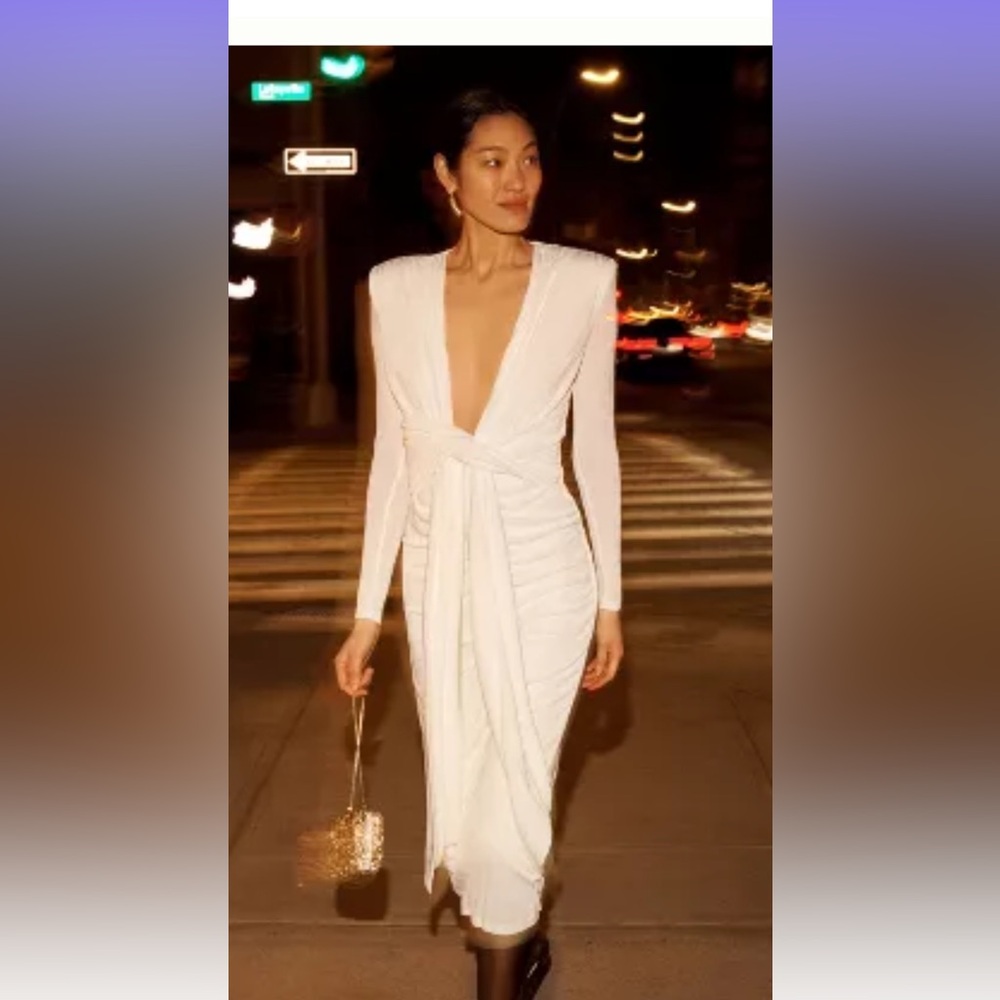 MISHA FRANCIS SLINKY JERSEY MIDI DRESS for any occasion!
